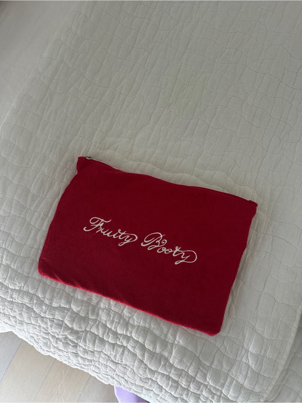 Fruity Booty Terry cloth pouch